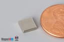 1/4" x 1/4" x 1/16" N52 Neodymium Block Magnet - photo 3