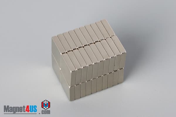 1/4" x 1/4" x 1/16" N52 Neodymium Block Magnet - photo 4