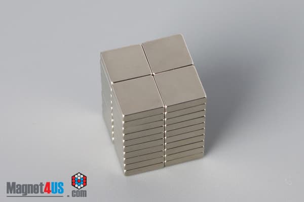 1/4" x 1/4" x 1/16" N52 Neodymium Block Magnet - photo 5