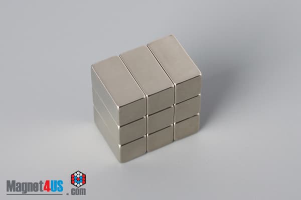 1/4" x 1/4" x 1/2" N52 Neodymium Block Magnet - photo 4
