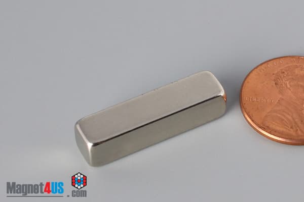 1/4" x 1/4" x 1" N52 Neodymium Block Magnet - photo 3