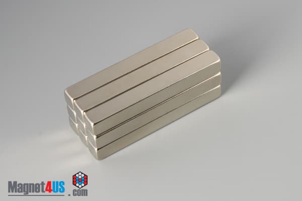 1/4" x 1/4" x 2" N45 Neodymium Block Magnet - photo 4