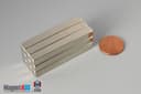 1/4" x 1/4" x 2" N45 Neodymium Block Magnet - photo 5