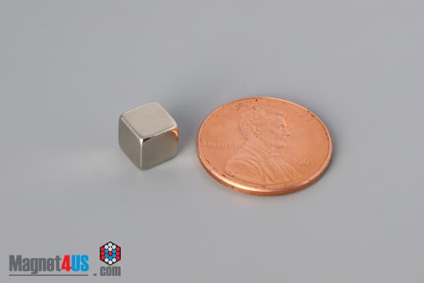 1/4" x 1/4" x 1/4" N52 Neodymium Block Magnet