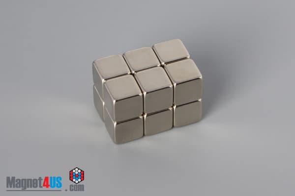 1/4" x 1/4" x 1/4" N40 Neodymium Block Magnet - photo 4