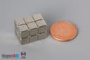 1/4" x 1/4" x 1/4" N40 Neodymium Block Magnet - photo 5