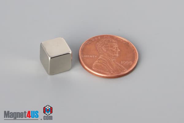 5/16" x 5/16" x 5/16" N40 Neodymium Block Magnet