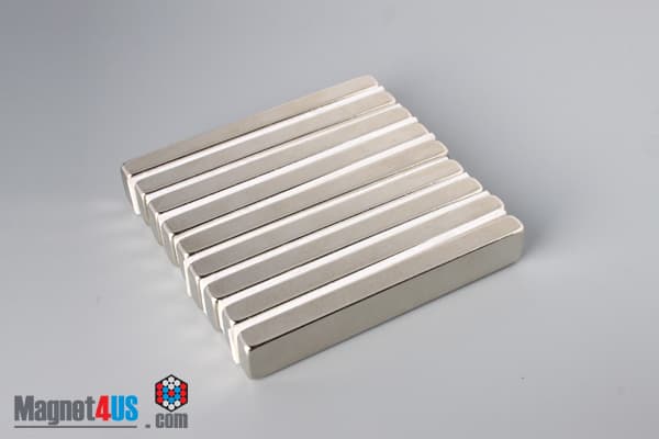 3" x 1/2" x 1/4" N40 Neodymium Block Magnet - photo 4