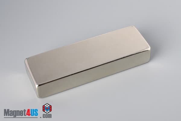 3" x 1" x 1/2" N52 Neodymium Block Magnet - photo 2