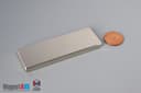 3" x 1" x 1/4" N40 Neodymium Block Magnet - photo 1