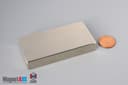 3" x 1 1/2" x 1/2" N45 Neodymium Block Magnet - photo 1