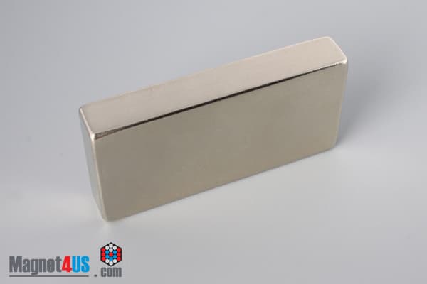 3" x 1 1/2" x 1/2" N45 Neodymium Block Magnet - photo 4