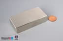 3" x 1 1/2" x 3/4" N52 Neodymium Block Magnet - photo 1