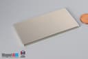 3" x 1 1/2" x 1/8" N45 Neodymium Block Magnet - photo 3