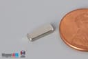 3/8" x 1/8" x 1/16" N45 Neodymium Block Magnet - photo 3