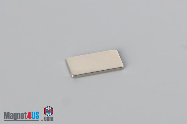 3/8" x 3/16" x 1/32" N40 Neodymium Block Magnet - photo 2