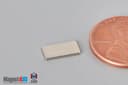 3/8" x 3/16" x 1/32" N40 Neodymium Block Magnet - photo 3