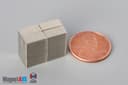 3/8" x 3/16" x 1/32" N40 Neodymium Block Magnet - photo 5
