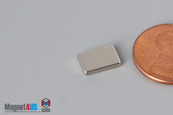 3/8" x 3/16" x 1/16" N52 Neodymium Block Magnet - photo 3