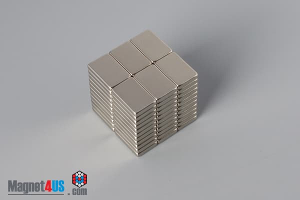 3/8" x 3/16" x 1/16" N52 Neodymium Block Magnet - photo 4