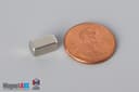 3/8" x 3/16" x 3/16" N45 Neodymium Block Magnet - photo 1