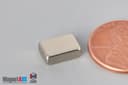 3/8" x 1/4" x 1/8" N45 Neodymium Block Magnet - photo 3