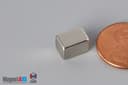 3/8" x 1/4" x 1/4" N45 Neodymium Block Magnet - photo 3
