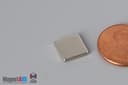 3/8" x 3/8" x 1/16" N40 Neodymium Block Magnet - photo 3