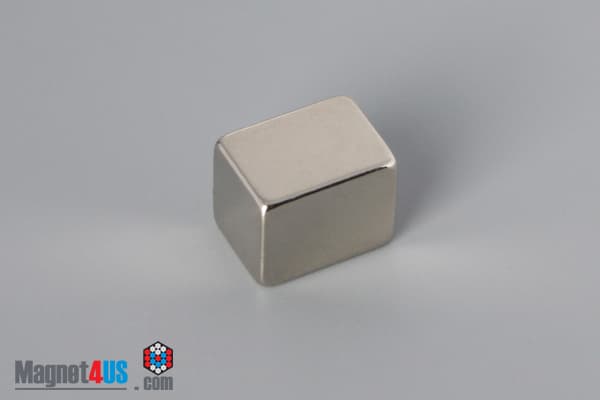 3/8" x 3/8" x 1/2" N52 Neodymium Block Magnet - photo 2
