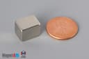 3/8" x 3/8" x 1/2" N52 Neodymium Block Magnet - photo 1