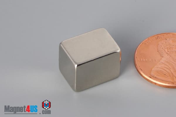 3/8" x 3/8" x 1/2" N52 Neodymium Block Magnet - photo 3