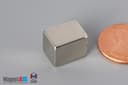 3/8" x 3/8" x 1/2" N52 Neodymium Block Magnet - photo 3