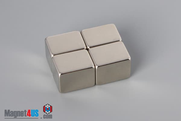 3/8" x 3/8" x 1/2" N52 Neodymium Block Magnet - photo 4