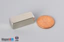 3/8" x 3/8" x 1" N45 Neodymium Block Magnet - photo 1