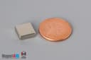 3/8" x 3/8" x 1/8" N52 Neodymium Block Magnet - photo 1