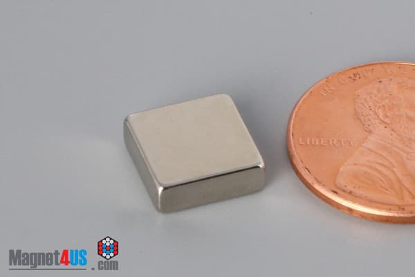 3/8" x 3/8" x 1/8" N52 Neodymium Block Magnet - photo 3