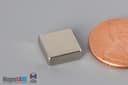 3/8" x 3/8" x 1/8" N52 Neodymium Block Magnet - photo 3