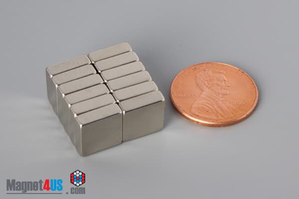 3/8" x 3/8" x 1/8" N52 Neodymium Block Magnet - photo 5