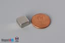 3/8" x 3/8" x 1/4" N45 Neodymium Block Magnet - photo 1