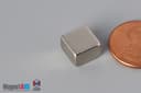 3/8" x 3/8" x 1/4" N45 Neodymium Block Magnet - photo 3