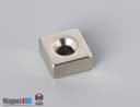 1/2" x 1/2" x 1/4" #6 N42 Countersunk Magnet - photo 1