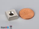 1/2" x 1/2" x 1/4" #6 N42 Countersunk Magnet - photo 2