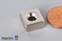1/2" x 1/2" x 1/4" #6 N42 Countersunk Magnet - photo 8