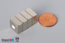 1/2" x 1/2" x 1/4" #6 N42 Countersunk Magnet - photo 10