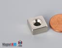 1/2" x 1/2" x 1/4" #6 N42 Countersunk Magnet - photo 18
