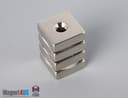 3/4" x 3/4" x 1/4" #6 N42 Countersunk Magnet - photo 4