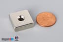 3/4" x 3/4" x 1/4" #6 N42 Countersunk Magnet - photo 7