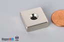 3/4" x 3/4" x 1/4" #6 N42 Countersunk Magnet - photo 8