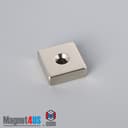 3/4" x 3/4" x 1/4" #6 N42 Countersunk Magnet - photo 11