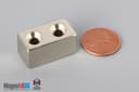 1" x 1/2" x 1/2" #6 N42 Countersunk Magnet - photo 7